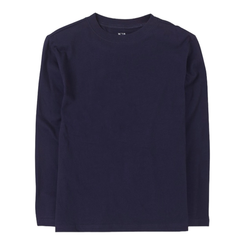 The Children’s Place Boys Regular Basic Layering Tee - New Navy (D1)